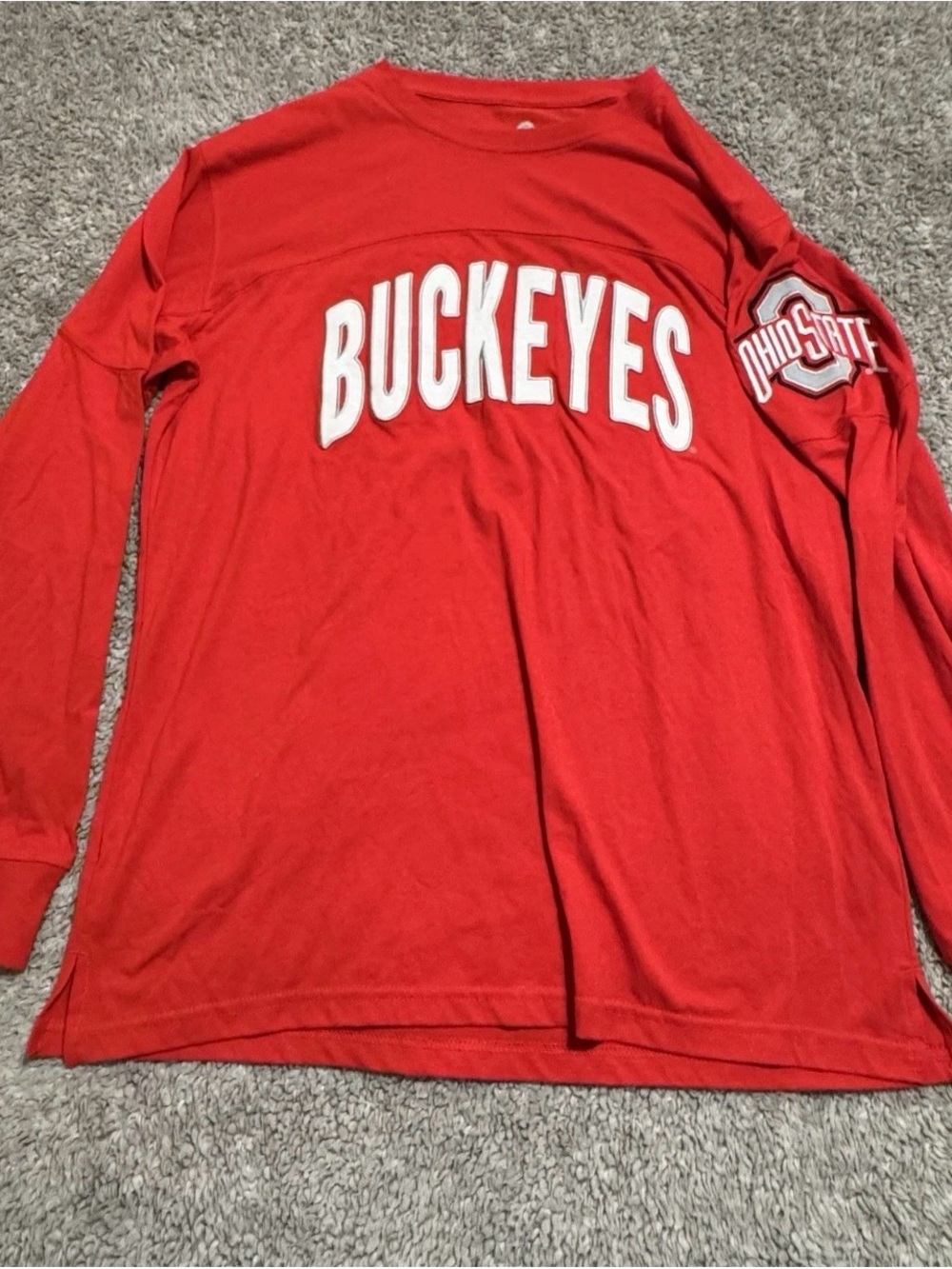 Ohio State Buckeyes Red Long Sleeve Tee- Adult M NWT ✨